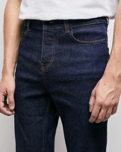 Homme The Kooples Jeans^Jean Slim Brut bleu brut