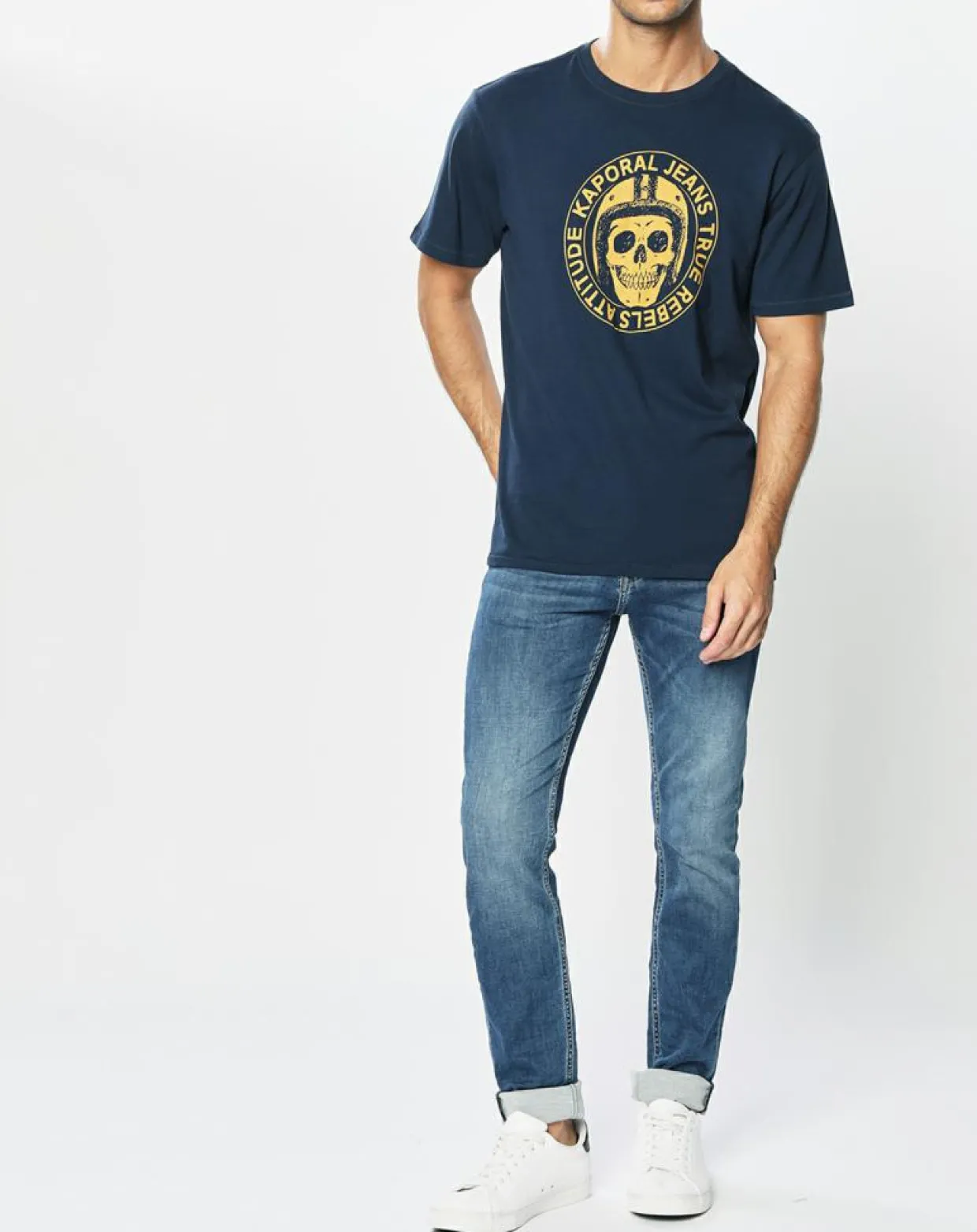 Homme Kaporal 5 Jeans^Jean Slim Daxko Mid bleu moyen