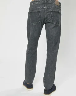Jean Slim Denim Washed gris-Hackett London Discount