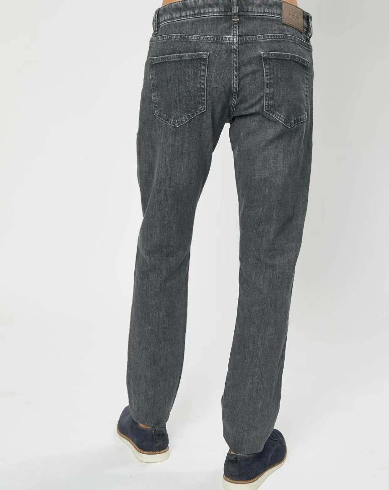 Jean Slim Denim Washed gris-Hackett London Discount