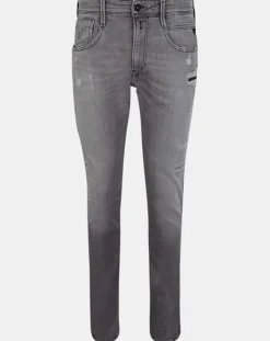 Homme Replay Jeans^Jean Slim en Coton Bio aged anbass 10y des gris