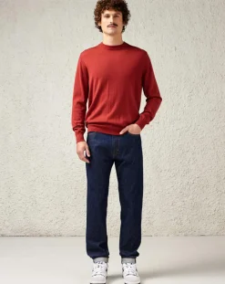Homme Bellerose Jeans^Jean slim en Toile de Coton organique Peeg bleu foncé