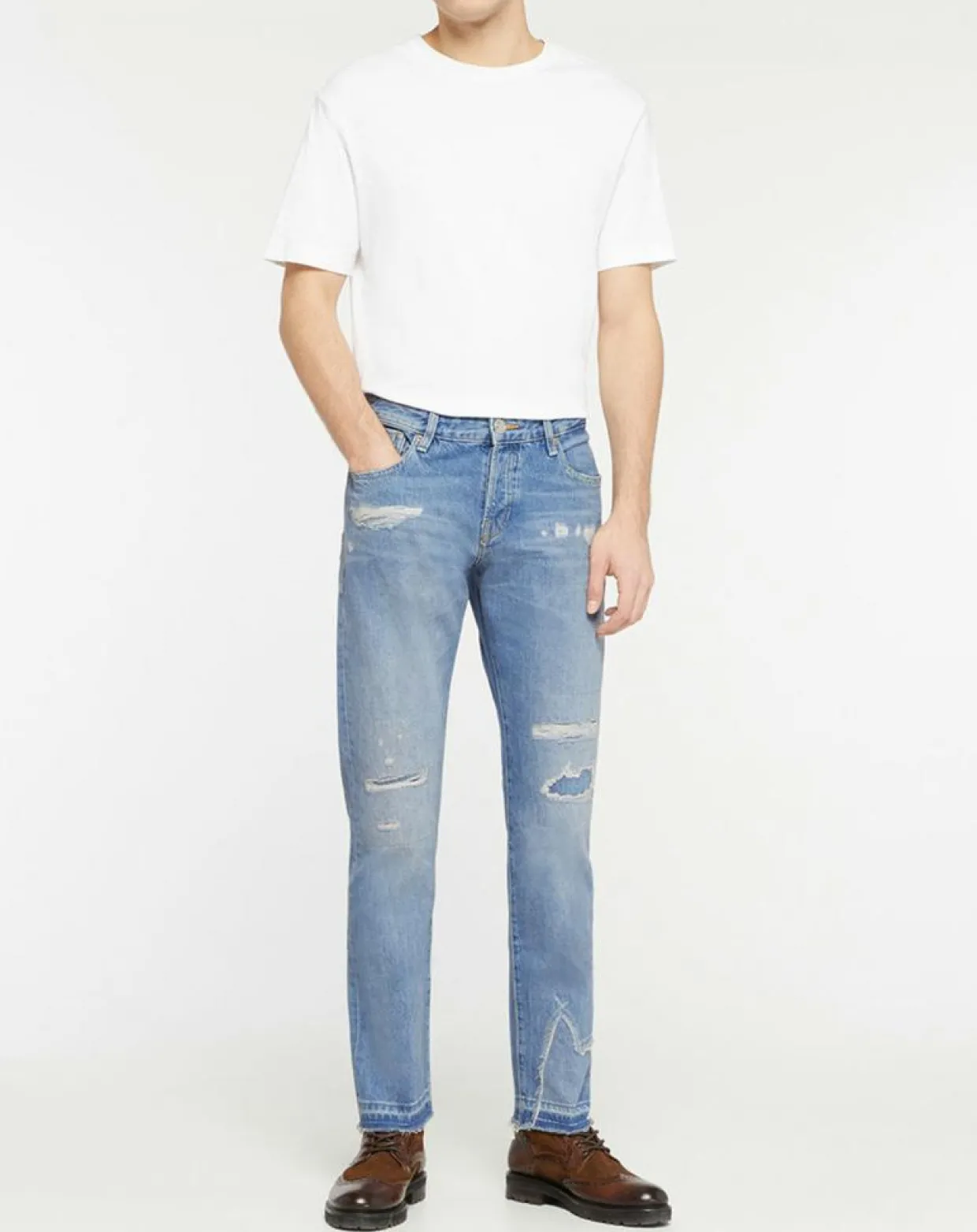 Jean Slim Fit Ralston bleu clair-Scotch & Soda Outlet