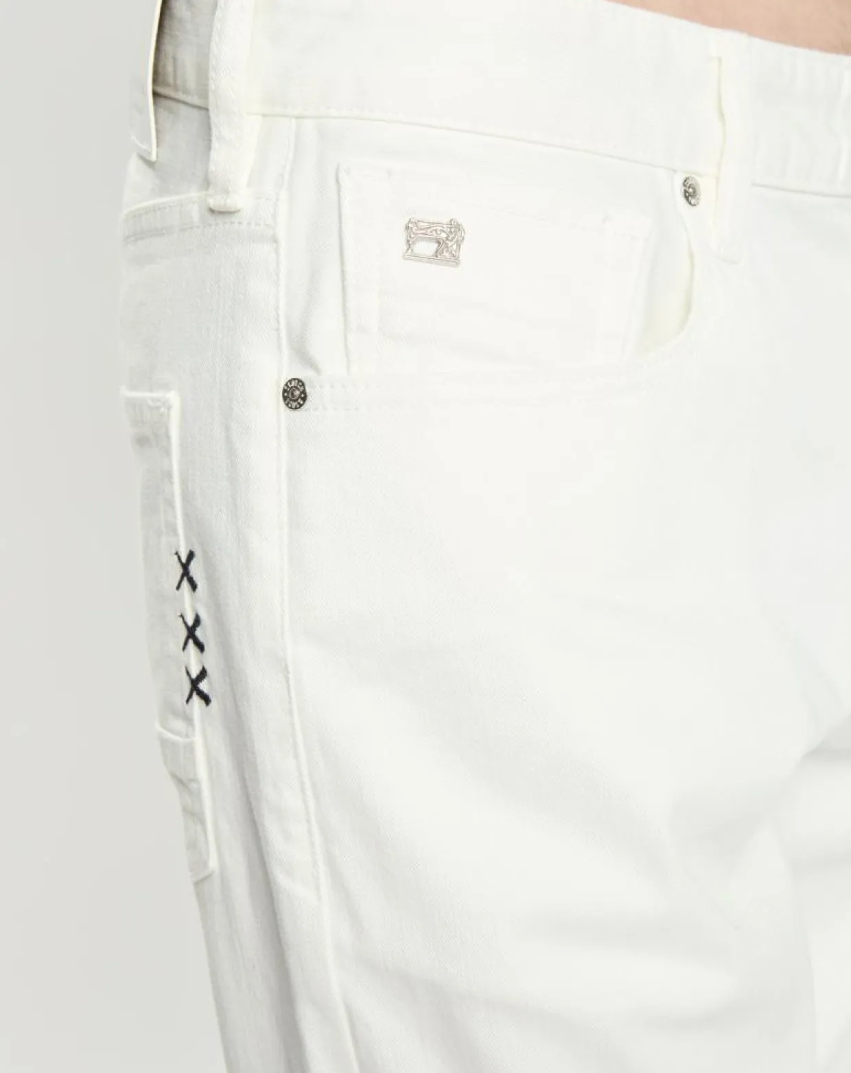 Jean Slim Fit surteint écru-Scotch & Soda Online