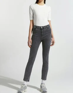 Jean Slim gris-Galeries Lafayette Hot