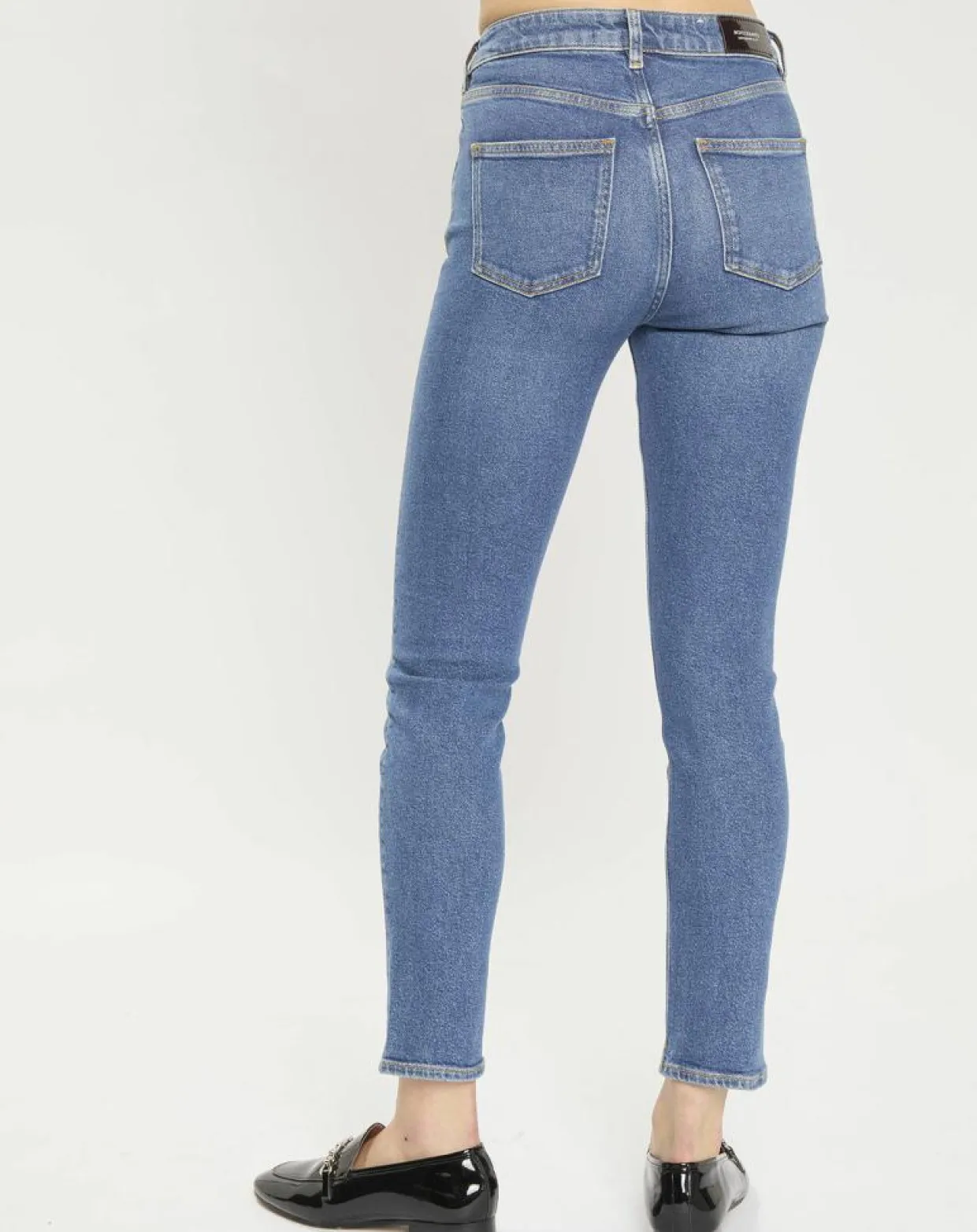 Jean Slim High Five Taille Haute bleu-Scotch & Soda Discount