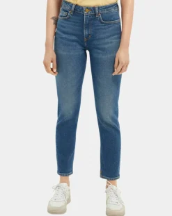 Jean Slim High Five Taille Haute bleu-Scotch & Soda Discount
