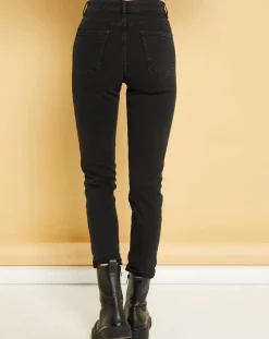 Femme Acquaverde Jeans^Jean slim Natural Nevada black stone