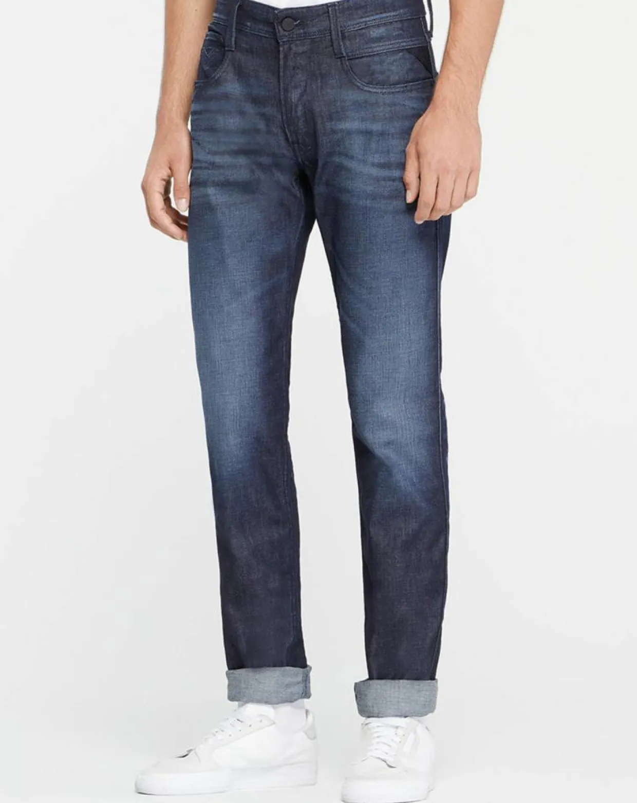 Homme Replay Jeans^Jean Slim Pure Denim Anbass bleu foncé