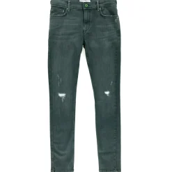 Jean Slim taille basse Finly gris foncé-Pepe Jeans