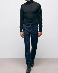 Jean Straight brut bleu brut-The Kooples Best