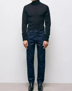 Jean Straight brut bleu brut-The Kooples Best