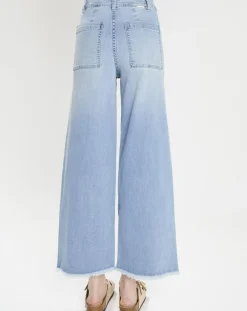 Femme Billabong Jeans^Jean taille haute 7/8 effilé bleu clair