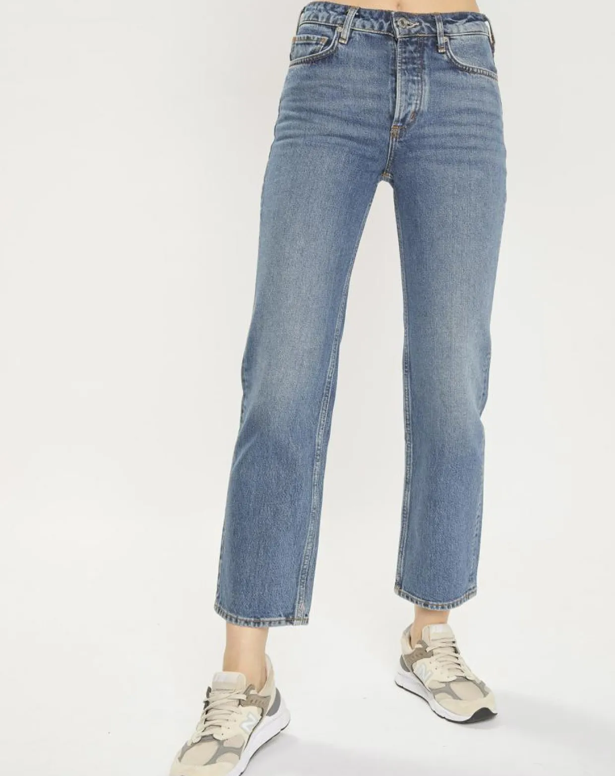Jean Taille haute Droit The Sky bleu moyen-Scotch & Soda