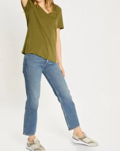 Jean Taille haute Droit The Sky bleu moyen-Scotch & Soda