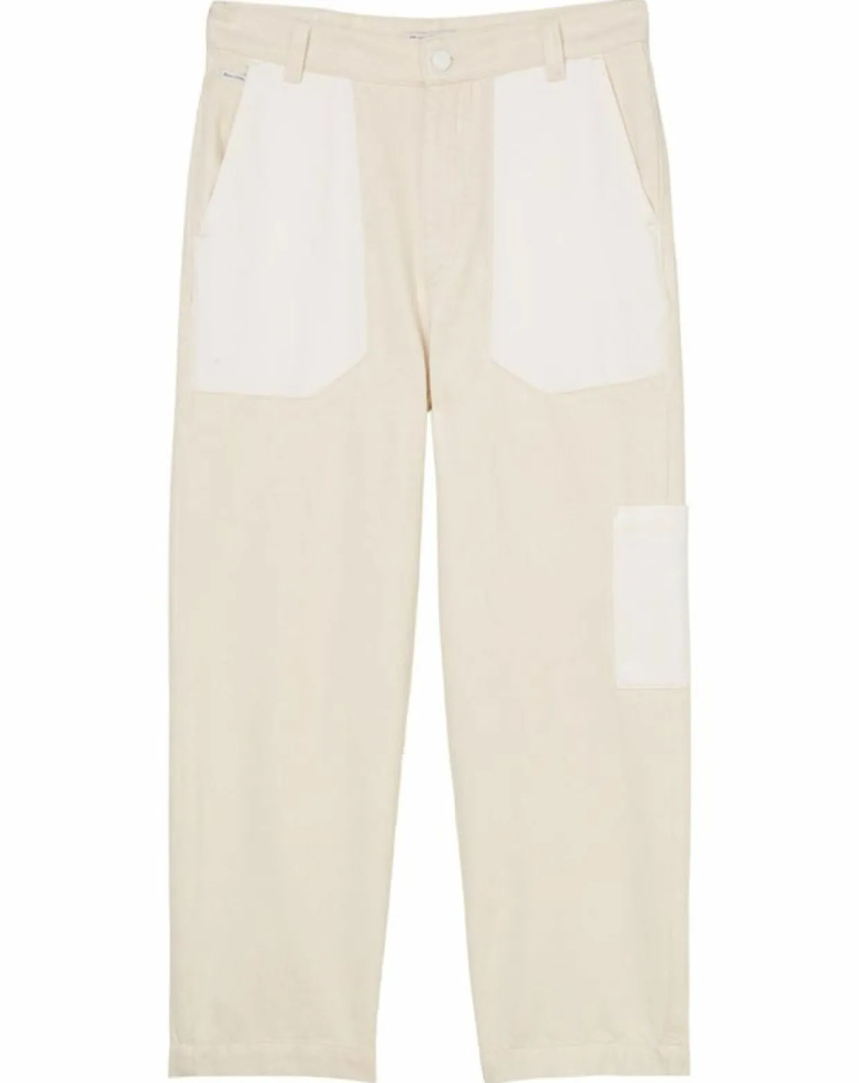 Femme Marc O'Polo Jeans^Jean Taille haute Oversize Patch blanc