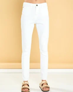 Jean Twiggy blanc-Acquaverde Online