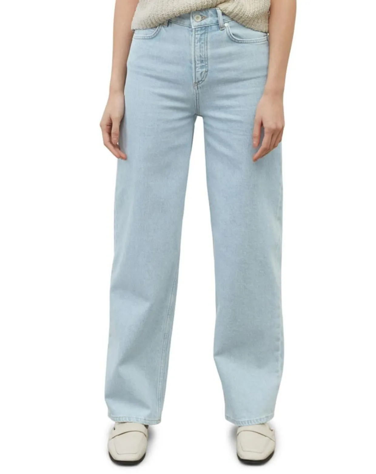 Jean Widefit Taille haute bleu clair-Marc O'Polo Hot