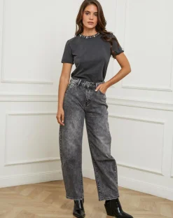 Jeans Stella gris-L'Armoire de Suzette Online