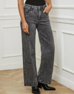 Jeans Valentine gris-L'Armoire de Suzette New