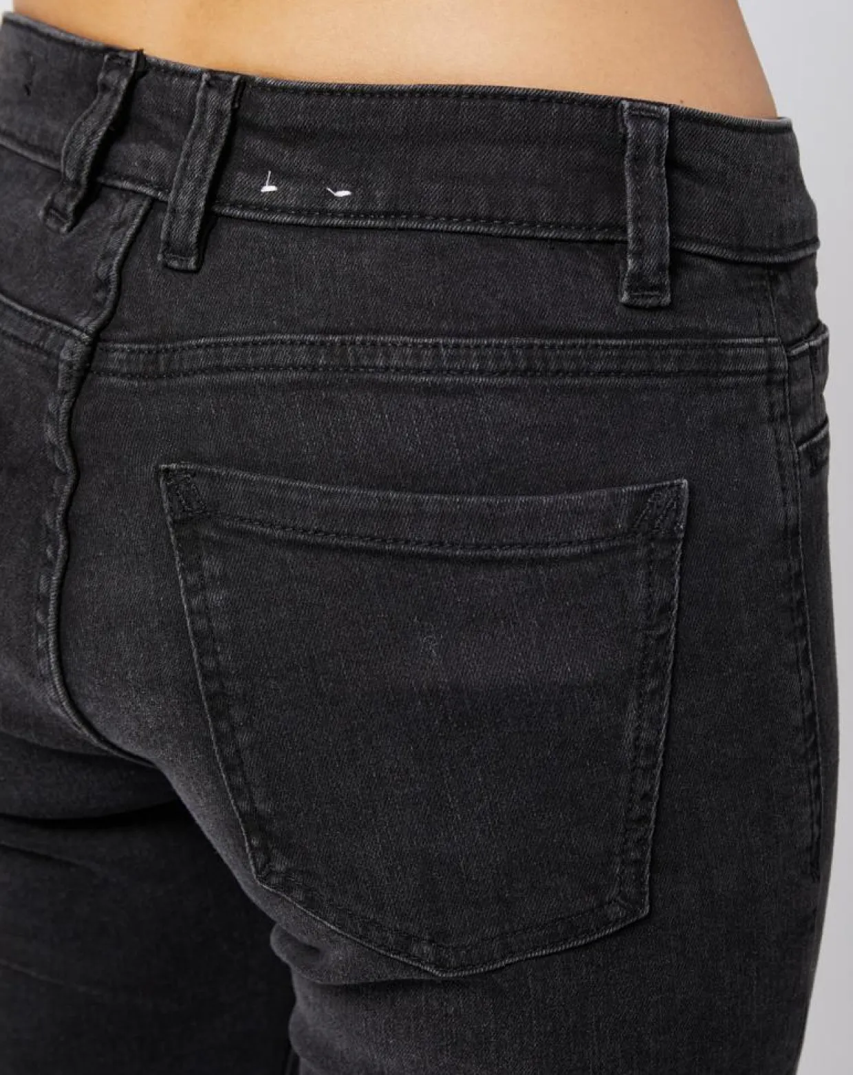 Femme Esprit Jeans^Jegging à taille mi-haute Slim Fit délavé gris foncé