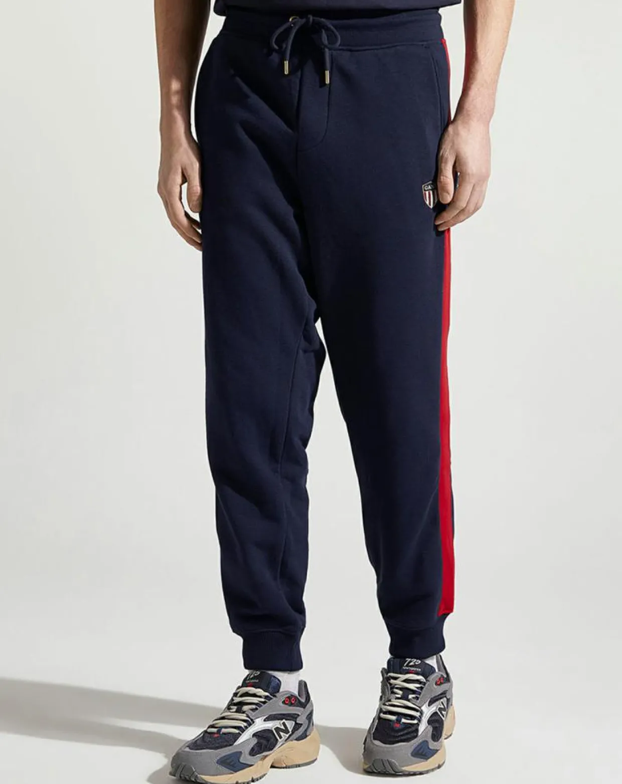 Homme Gant Pantalons^Jogging ajusté bleu foncé