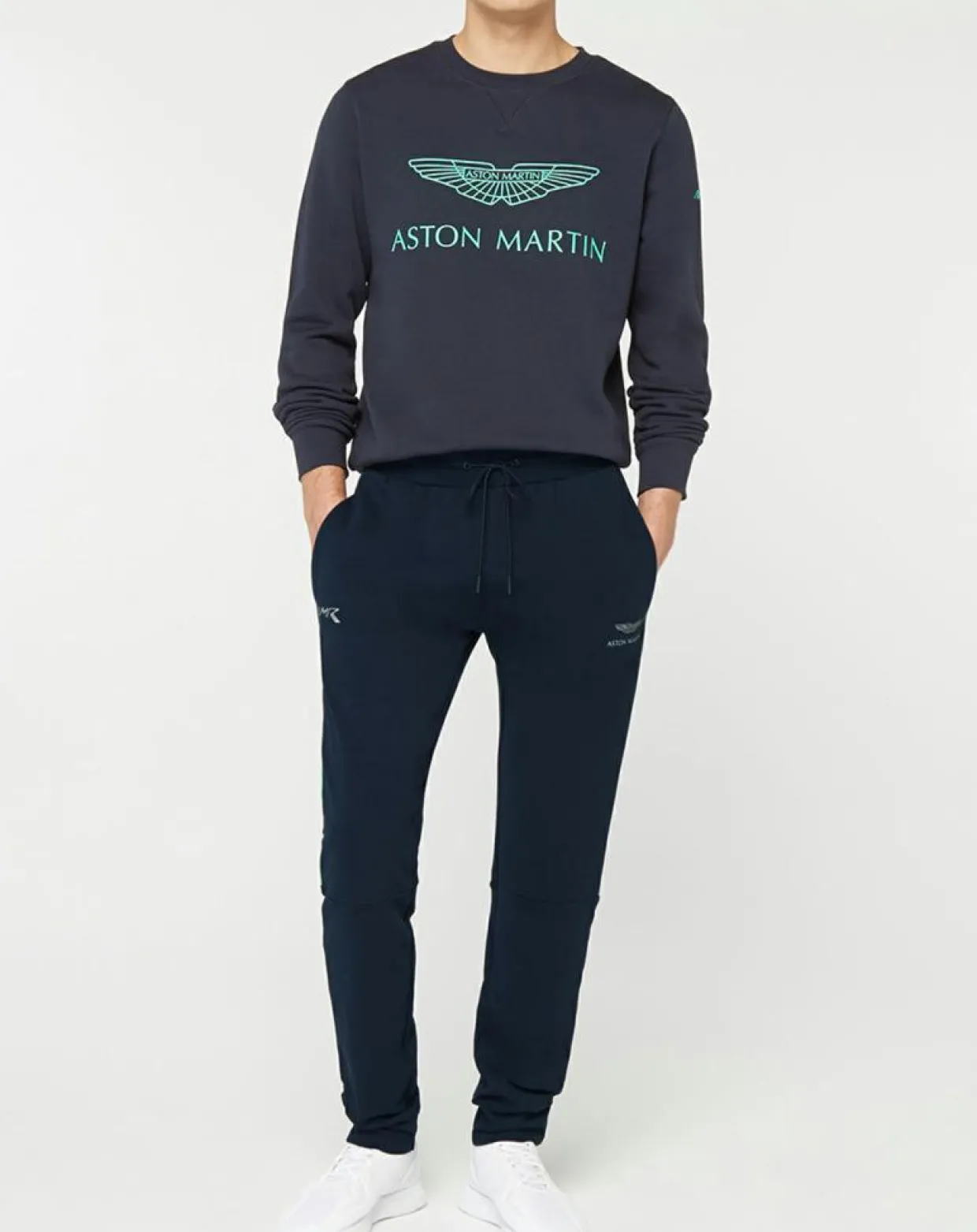 Homme Hackett London Pantalons^Jogging Aston Martin Racing bleu marine