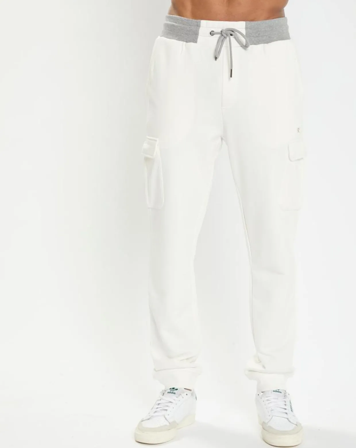 Homme Hackett London Pantalons^Jogging cargo Slim Fit écru