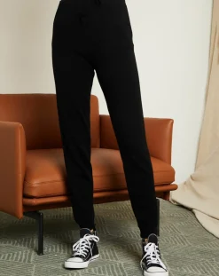 Femme Miss Cashmere Pantalons^Jogging en Laine & Cachemire Salomé noir