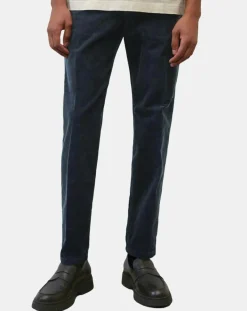 Homme Marc O'Polo Pantalons^Jogging en Velours côtelé Osby stretch bleu marine