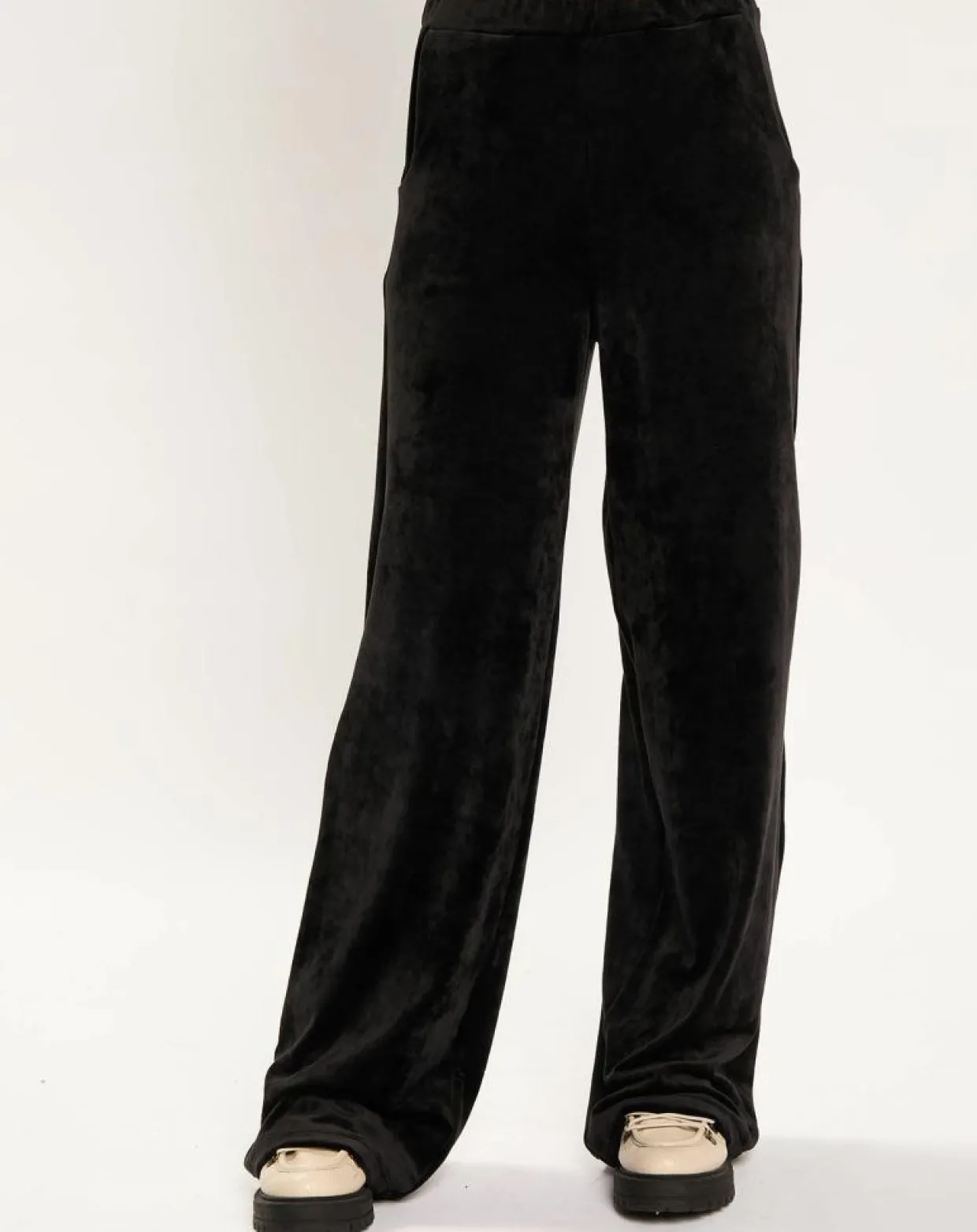 Jogging en Velours Zana noir-Lauren Vidal Hot