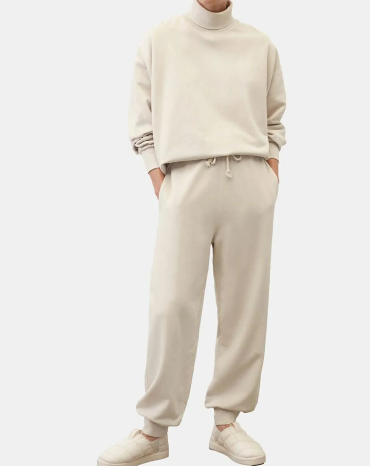 Femme Marc O'Polo Pantalons^Jogging large 90s écru