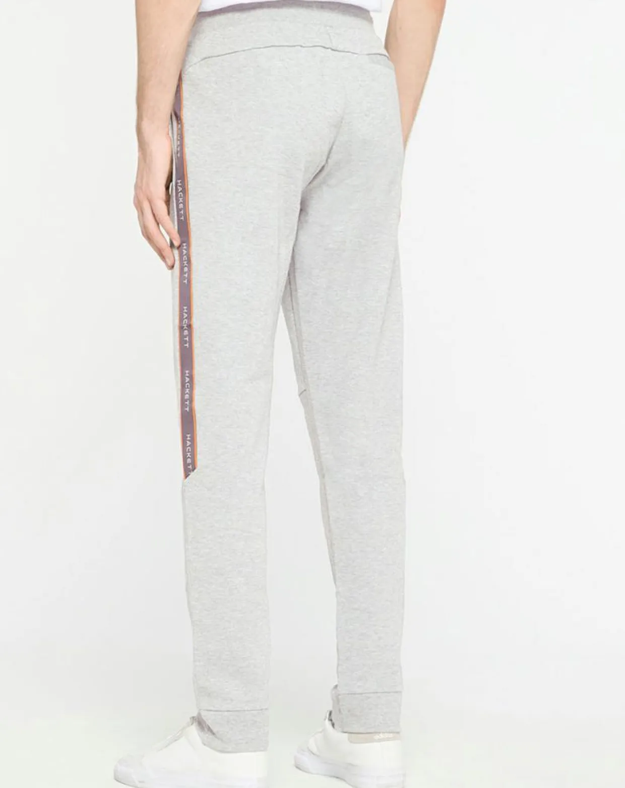 Homme Hackett London Pantalons^Jogging Slim Fit Galon Aston Martin Racing gris chiné