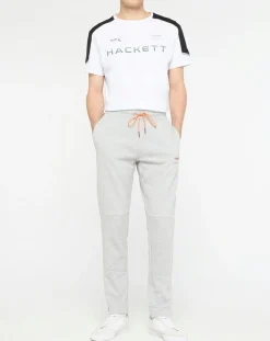 Homme Hackett London Pantalons^Jogging Slim Fit Galon Aston Martin Racing gris chiné