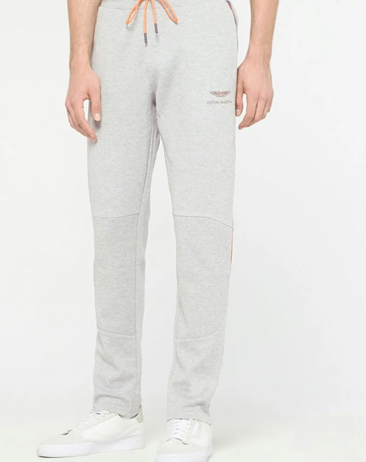 Homme Hackett London Pantalons^Jogging Slim Fit Galon Aston Martin Racing gris chiné