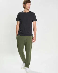 Jogging Slim Fit uni Sport kaki-Hackett London Sale