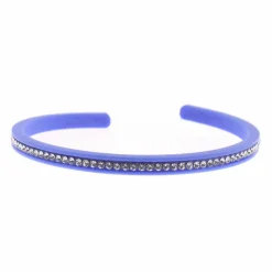Jonc Gomme Strass 1 rang bleu-Les Interchangeables Clearance