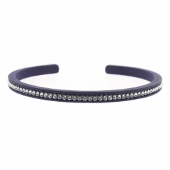 Femme Les Interchangeables Bracelets^Jonc Gomme Strass 1 rang marine