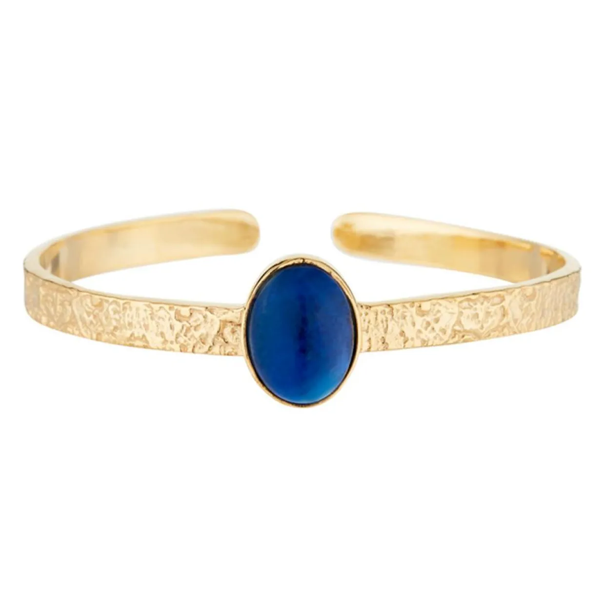 Femme Moonstone Bracelets^Jonc Lola Lapis en laiton doré