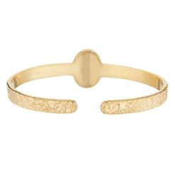 Femme Moonstone Bracelets^Jonc Lola Lapis en laiton doré