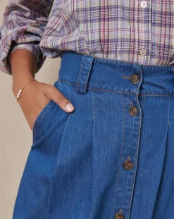Femme Garance Paris Pantalons^Jupe Tolede bleue