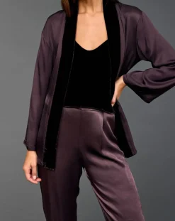 Kimono Ambre raisin-Lauren Vidal Outlet