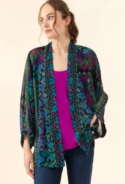 Kimono Magie bleu-Bleu Blanc Rouge