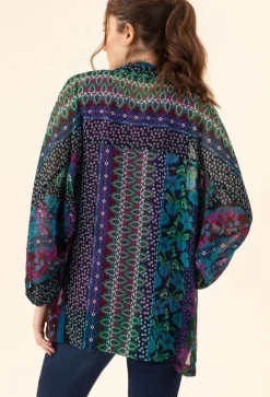 Kimono Magie bleu-Bleu Blanc Rouge