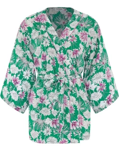 Femme Passionata Lingerie, Nuit^Kimono Naya imprimé grandes fleurs multicolore