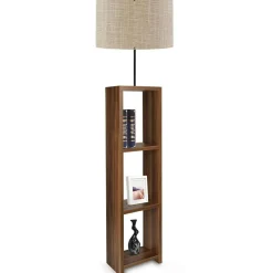 Opviq Lampadaire^Lampadaire Ayd beige - 21x38x90 cm