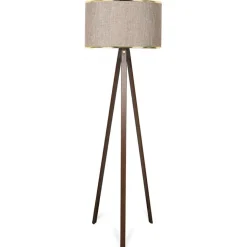 Lampadaire AYD beige/doré - 140 cm-Sheen Hot