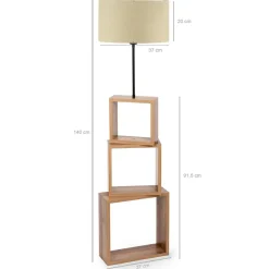 Lampadaire AYD crème - 20x37x140 cm-Opviq Hot