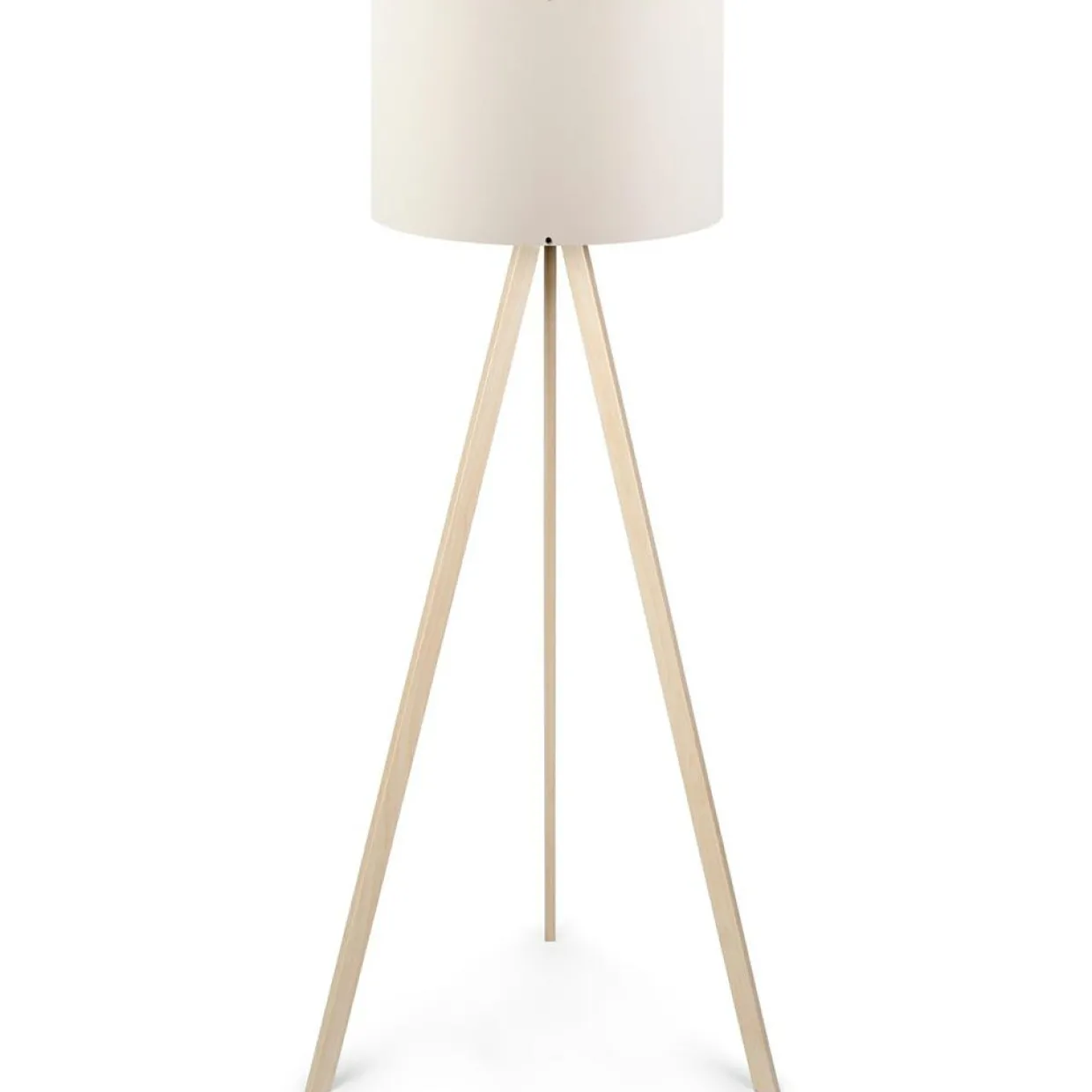 Opviq Lampadaire^Lampadaire Ayd crème/chêne - 38x140 cm