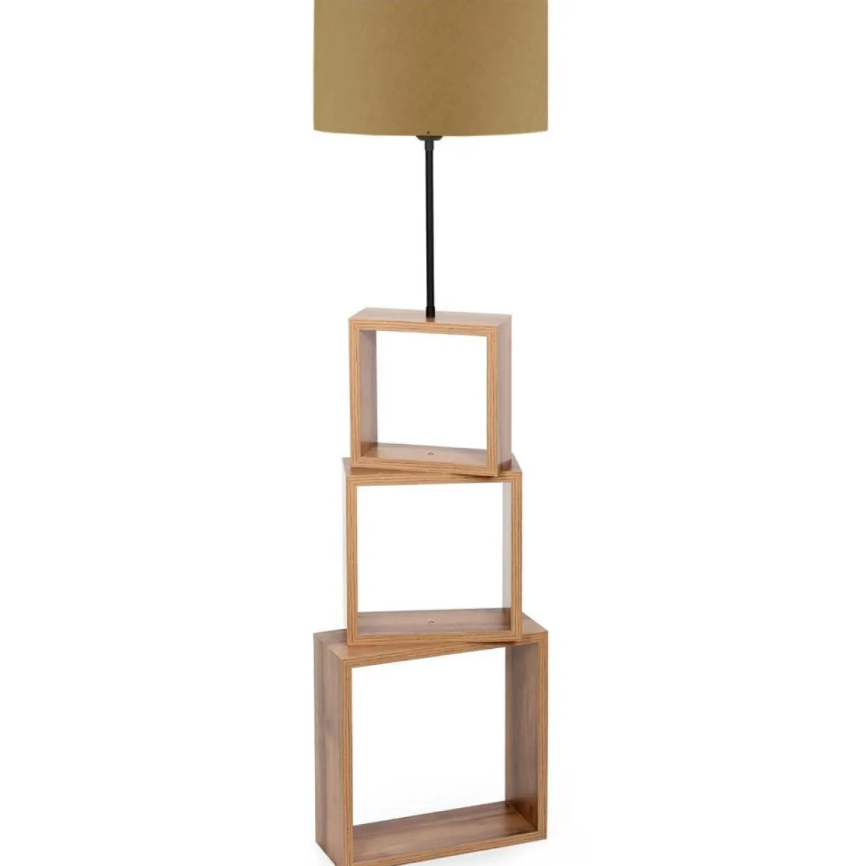Lampadaire Ayd marron clair - 20x37x140 cm-Opviq Hot